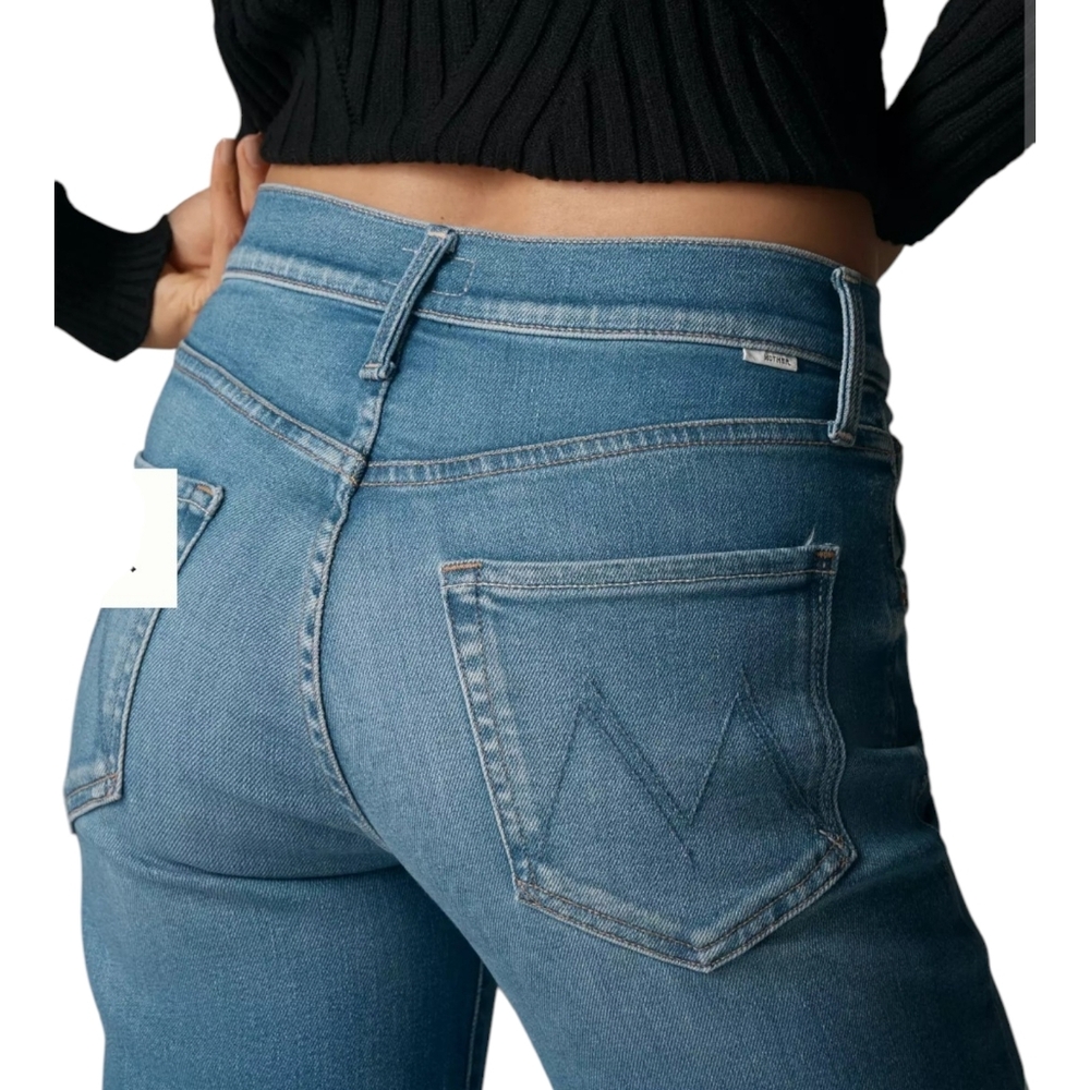 Mother The Mid Rise Rambler Zip Ankle Piece By Piece Wash NWT - Picture 4 of 13